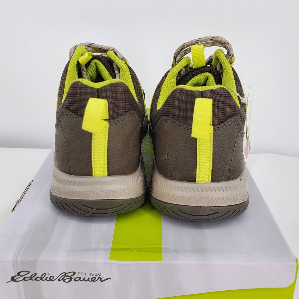 Eddie Bauer Thielsen Trail W Womens 10 Wide Olive Lime Punch Hiking Sneaker New - Picture 5 of 8
